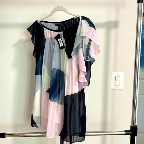 Banana Republic Chifon Waist Tie Blouse - Picture 9 of 12